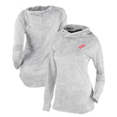 Detroit Red Wings Columbia Women's Omni-Wick Sunday Ball Pullover Hoodie - White - NHL