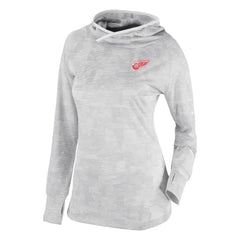 Detroit Red Wings Columbia Women's Omni-Wick Sunday Ball Pullover Hoodie - White - NHL