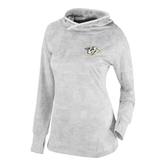 Nashville Predators Columbia Women's Omni-Wick Sunday Ball Pullover Hoodie - White - NHL