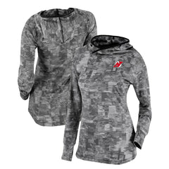 New Jersey Devils Columbia Women's Omni-Wick Sunday Ball Pullover Hoodie - Black - NHL