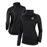Boston Bruins Columbia Women's Omni-Wick Shotgun 2.0 Quarter-Zip Pullover Top - Black - NHL