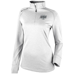 Los Angeles Kings Columbia Women's Omni-Wick Shotgun 2.0 Quarter-Zip Pullover Top - White - NHL