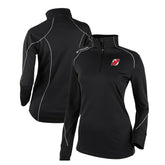 New Jersey Devils Columbia Women's Omni-Wick Shotgun 2.0 Quarter-Zip Pullover Top - Black - NHL
