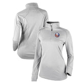 New York Islanders Columbia Women's Omni-Wick Shotgun 2.0 Quarter-Zip Pullover Top - White - NHL