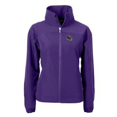 Baltimore Ravens Cutter & Buck Women's Charter Eco Recycled Full-Zip Jacket Purple | NFL