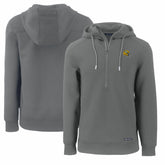 Green Bay Packers Cutter & Buck Helmet Roam Eco Half-Zip Recycled Pullover Hoodie Gray | NFL