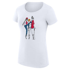 Los Angeles Angels G-III 4Her by Carl Banks Women's Super-Slim Fit Lightweight Baseball Girls T-Shirt - MLB
