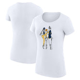 Milwaukee Brewers G-III 4Her by Carl Banks Women's Super-Slim Fit Lightweight Baseball Girls T-Shirt - MLB