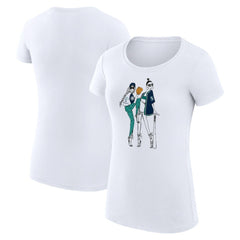Seattle Mariners G-III 4Her by Carl Banks Women's Super-Slim Fit Lightweight Baseball Girls T-Shirt - MLB