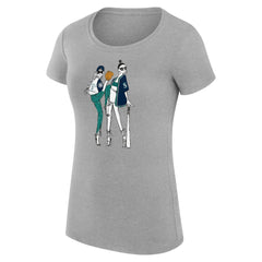 Seattle Mariners G-III 4Her by Carl Banks Women's Super-Slim Fit Lightweight Baseball Girls T-Shirt - MLB