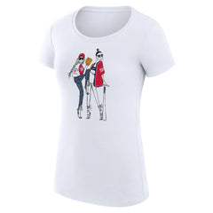 Washington Nationals G-III 4Her by Carl Banks Women's Super-Slim Fit Lightweight Baseball Girls T-Shirt - MLB