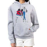 New York Rangers G-III 4Her by Carl Banks Women's Hockey Girls Fleece Pullover Hoodie - Heather Gray - NHL