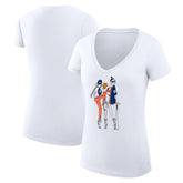 Detroit Tigers G-III 4Her by Carl Banks Women's Super-Slim Fit Lightweight Baseball V-Neck T-Shirt - MLB