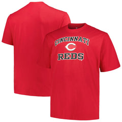 Cincinnati Reds Profile Big & Tall Heart & Soul T-Shirt - MLB