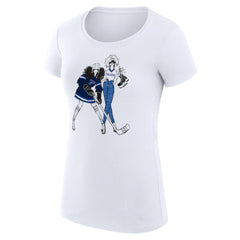 St. Louis Blues G-III 4Her by Carl Banks Women's Super-Slim Fit Lightweight Hockey Girls T-Shirt - White - NHL