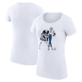 Tampa Bay Lightning G-III 4Her by Carl Banks Women's Super-Slim Fit Lightweight Hockey Girls T-Shirt - White - NHL