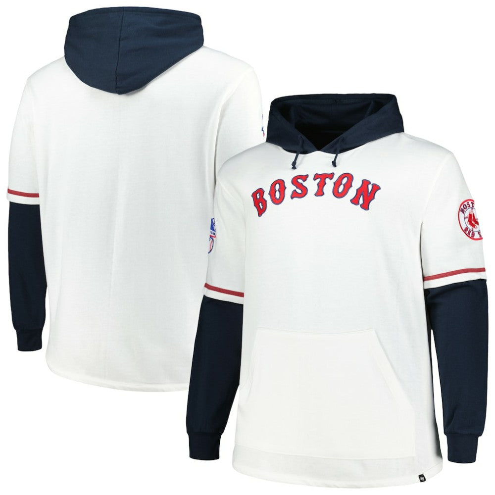 Boston Red Sox '47 Big & Tall Trifecta Shortstop Pullover Hoodie - MLB
