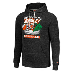 Cincinnati Bengals Homage Unisex Hyperlocal Raglan Pullover Hoodie Charcoal | NFL