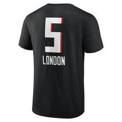 Drake London Atlanta Falcons Team Wordmark Player Name & Number T-Shirt Black | NFL