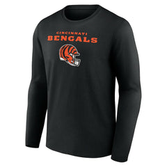 Ja'Marr Chase Cincinnati Bengals Team Wordmark Player Name & Number Long Sleeve T-Shirt Black | NFL