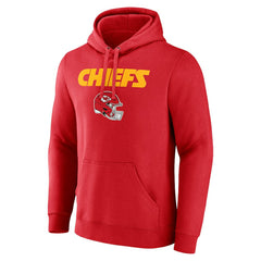 Travis Kelce Kansas City Chiefs Team Wordmark Player Name & Number Pullover Hoodie Red | NFL