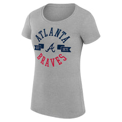 Atlanta Braves G-III 4Her by Carl Banks Women's Super-Slim Fit Lightweight City Graphic T-Shirt - MLB