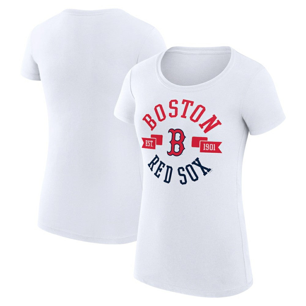 Boston Red Sox G-III 4Her by Carl Banks Women's Super-Slim Fit Lightweight City Graphic T-Shirt - MLB
