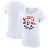 Boston Red Sox G-III 4Her by Carl Banks Women's Super-Slim Fit Lightweight City Graphic T-Shirt - MLB