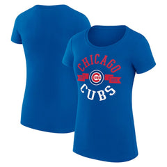 Chicago Cubs G-III 4Her by Carl Banks Women's Super-Slim Fit Lightweight City Graphic T-Shirt - MLB