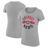 Cincinnati Reds G-III 4Her by Carl Banks Women's Super-Slim Fit Lightweight City Graphic T-Shirt - MLB