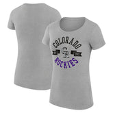 Colorado Rockies G-III 4Her by Carl Banks Women's Super-Slim Fit Lightweight City Graphic T-Shirt - MLB