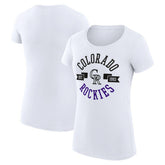 Colorado Rockies G-III 4Her by Carl Banks Women's Super-Slim Fit Lightweight City Graphic T-Shirt - MLB