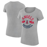 Los Angeles Angels G-III 4Her by Carl Banks Women's Super-Slim Fit Lightweight City Graphic T-Shirt - MLB