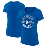 Los Angeles Dodgers G-III 4Her by Carl Banks Women's Super-Slim Fit Lightweight City Graphic T-Shirt - MLB