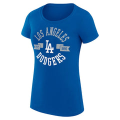 Los Angeles Dodgers G-III 4Her by Carl Banks Women's Super-Slim Fit Lightweight City Graphic T-Shirt - MLB