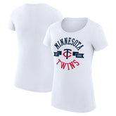 Minnesota Twins G-III 4Her by Carl Banks Women's Super-Slim Fit Lightweight City Graphic T-Shirt - MLB