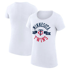 Minnesota Twins G-III 4Her by Carl Banks Women's Super-Slim Fit Lightweight City Graphic T-Shirt - MLB