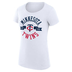 Minnesota Twins G-III 4Her by Carl Banks Women's Super-Slim Fit Lightweight City Graphic T-Shirt - MLB