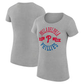 Philadelphia Phillies G-III 4Her by Carl Banks Women's Super-Slim Fit Lightweight City Graphic T-Shirt - MLB