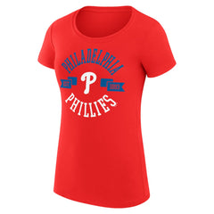 Philadelphia Phillies G-III 4Her by Carl Banks Women's Super-Slim Fit Lightweight City Graphic T-Shirt - MLB