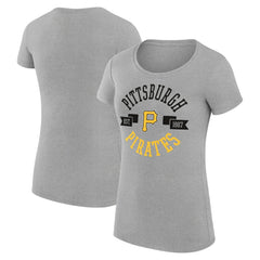 Pittsburgh Pirates G-III 4Her by Carl Banks Women's Super-Slim Fit Lightweight City Graphic T-Shirt - MLB