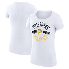 Pittsburgh Pirates G-III 4Her by Carl Banks Women's Super-Slim Fit Lightweight City Graphic T-Shirt - MLB