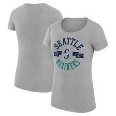 Seattle Mariners G-III 4Her by Carl Banks Women's Super-Slim Fit Lightweight City Graphic T-Shirt - MLB