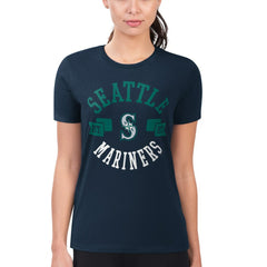 Seattle Mariners G-III 4Her by Carl Banks Women's Super-Slim Fit Lightweight City Graphic T-Shirt - MLB