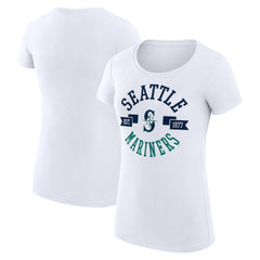 Seattle Mariners G-III 4Her by Carl Banks Women's Super-Slim Fit Lightweight City Graphic T-Shirt - MLB