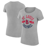 St. Louis Cardinals G-III 4Her by Carl Banks Women's Super-Slim Fit Lightweight City Graphic T-Shirt - MLB