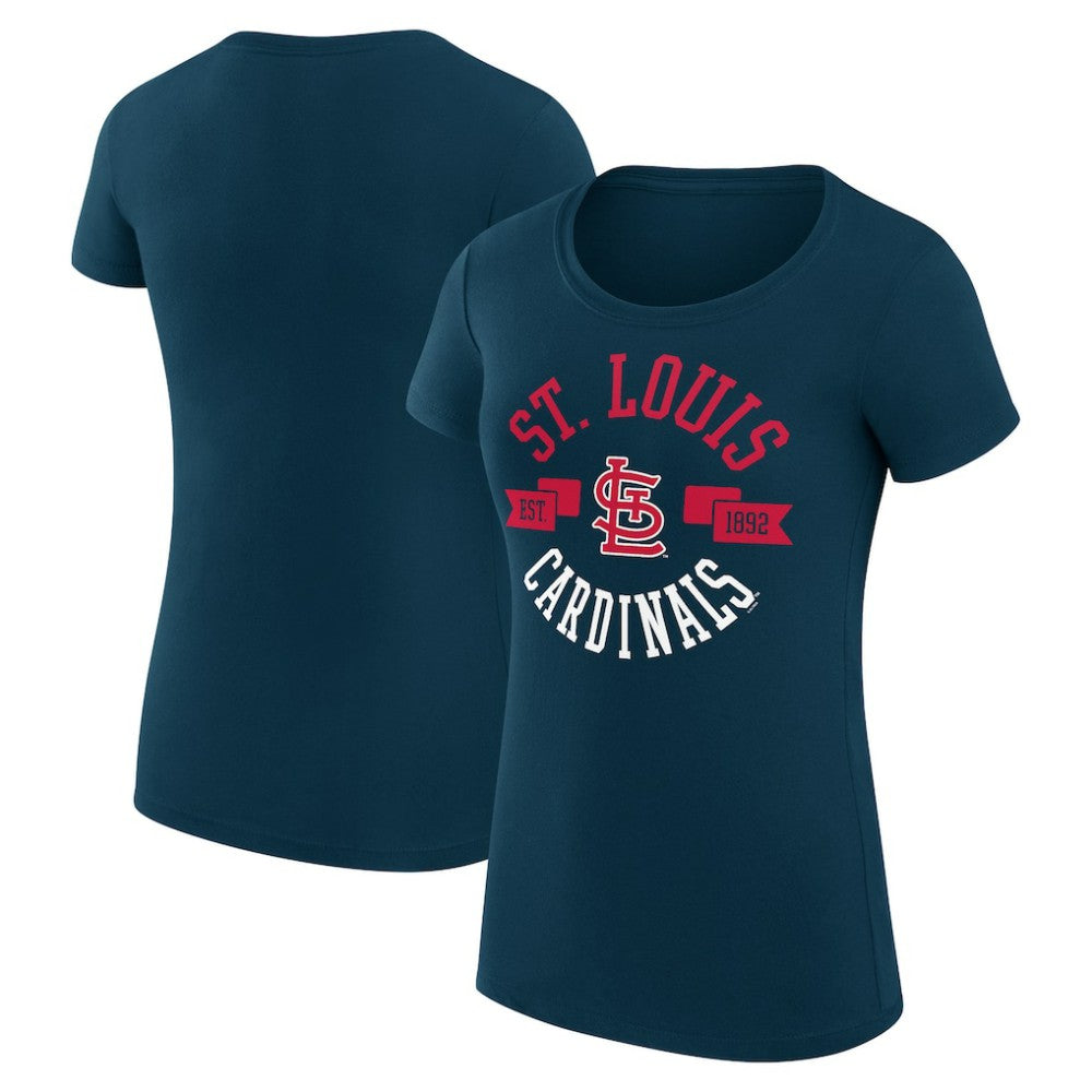 St. Louis Cardinals G-III 4Her by Carl Banks Women's Super-Slim Fit Lightweight City Graphic T-Shirt - MLB