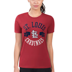 St. Louis Cardinals G-III 4Her by Carl Banks Women's Super-Slim Fit Lightweight City Graphic T-Shirt - MLB