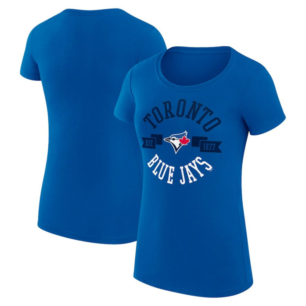Toronto Blue Jays G-III 4Her by Carl Banks Women's Super-Slim Fit Lightweight City Graphic T-Shirt - MLB