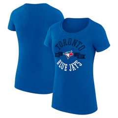 Toronto Blue Jays G-III 4Her by Carl Banks Women's Super-Slim Fit Lightweight City Graphic T-Shirt - MLB